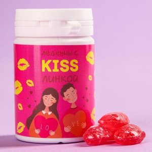 Леденцы KISS, вкус: вишня, 68 г.