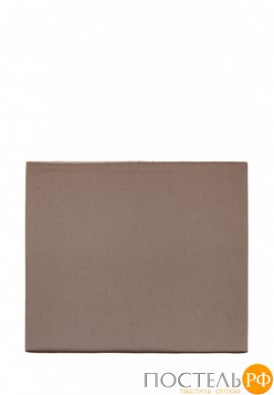 Простыня прямая (SB), сатин, р-р: 240 x 280см, цвет: ореховый