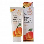Пилинг-скатка с экстрактом абрикоса Natural Clean Peeling Gel Apricot