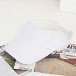 Козырек от солнца, унисекс, цвет белый