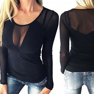 Нарядная блузка черный цвет 48-50 размер