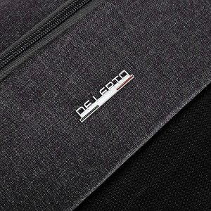 Сумка дорожная De lerto. 108770/8815 black grey