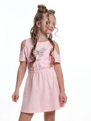 Платье (122-146см) UD 4510-2(3) крем-розовый