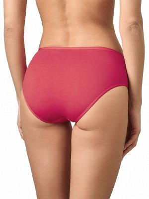 LUI et ELLE EC0359 rouge Трусы женские Макси Слипы из хлопка, с широкой удобной боковой частью.