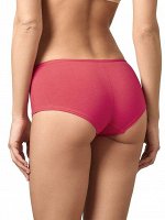 LUI et ELLE EC0535 rouge Трусики-шортики женские из мягкого экологичного хлопка. Состав: Хлопок 95%, Спандекс 5%. Ластовица Хлопок100%.
