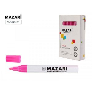 Маркер - краска "Mazari Prime" розовый (2мм) 1/12 арт. M-5043-76