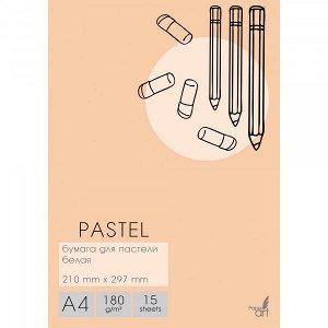 Набор бумаги для пастели А4 15 л "Канц-Эксмо Pastel" 1/30 арт. БП415350