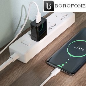 USB Кабель Borofone Silicone Foam For Lightning / 2.4A
