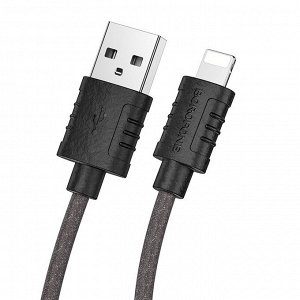 USB Кабель Borofone Silicone Foam For Lightning / 2.4A