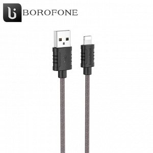 USB Кабель Borofone Silicone Foam For Lightning / 2.4A