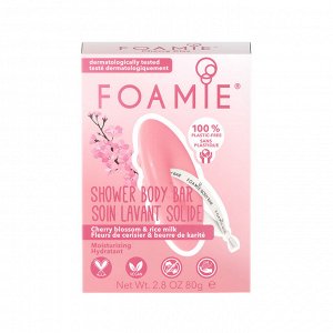 Очищающее средство для тела без мыла Foamie Cherry Kiss с ароматом вишни и рисовым молочком