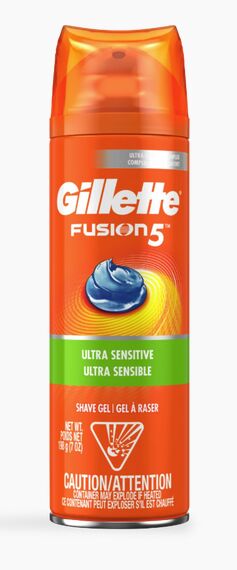 GILLETTE® FUSION Гель для бритья Ultra Sensitive (для чувствительной кожи) 200мл