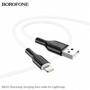 USB Кабель Borofone Charging Data Cable For Lightning / 2.4A