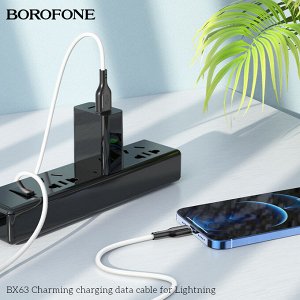 USB Кабель Borofone Charging Data Cable MicroUSB / 2.4A