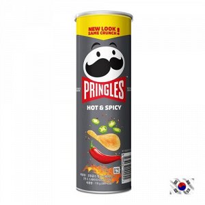 Pringles Hot Spicy 110g - Принглс острый перец. Корейские