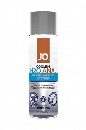 Анальный лубрикант JO Anal H2O Cooling 2oz, охлаждающий, на водной основе, 60мл.