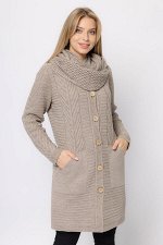 Кардиган 351241 снуд/кофе