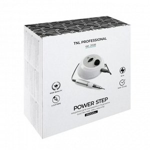 Аппарат для маникюра и педикюра TNL Power Step, 25 000 об/мин, 30 Вт, белый