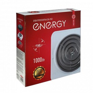 Плитка электрическая ENERGY EN-902R, 1000 Вт, 1 конфорка, красная