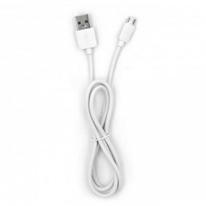 Кабель BYZ BL-641, USB - microUSB, 1 м, белый