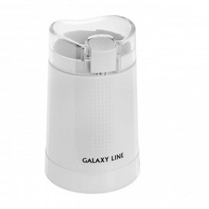 Кофемолка Galaxy LINE GL 0909, электрическая, ножевая, 200 Вт, 45 г, белая