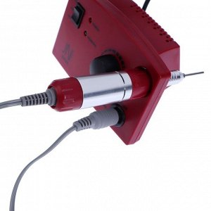 Аппарат для маникюра и педикюра JessNail JD4500, 4 фрезы 30000 об/мин, 35 Вт, красный