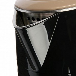 Чайник электрический Centek CT-0025, металл, 1.8 л, 2000 Вт, черный