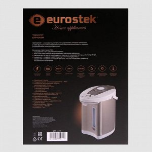 Термопот Eurostek ETP-040М, 4 л, 900 Вт, бежевый