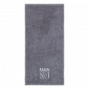 Полотенце махровое "Man №1" 30х60 см, 100% хлопок 340г/м2