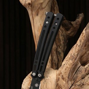 Нож-бабочка "Силуэт" сталь - 420, рукоять - сталь, 20 см