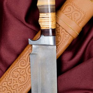Нож Пчак Шархон - рукоять кость, металл