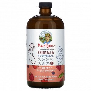 MaryRuth Organics, Жидкие мультивитамины для беременных и послеродовых, ягодный, 946 мл (32 унции)