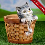 Кашпо в виде растений и животных