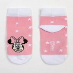 Носки  &quot;Minnie&quot;, Минни Маус, розовый, 8-10 см