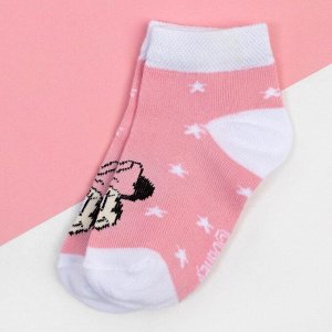 Носки "Minnie", Минни Маус, розовый, 6-8 см