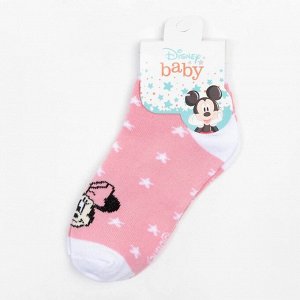 Носки "Minnie", Минни Маус, розовый, 10-12 см