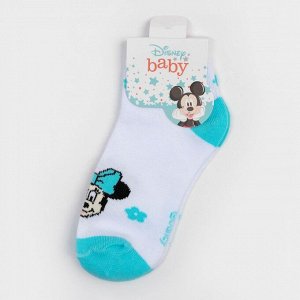 Носки "Minnie Mouse", Минни Маус, белый, 12-14 см