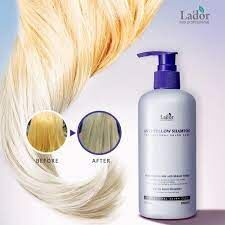 LADOR ANTI-YELLOW SHAMPOO шампунь для светлых волос для нейтрализации желтого пигмента, 300 мл