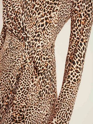 Платье, леопардовое