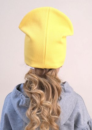 Трикотажная шапка Энрика, цвет св.желтый