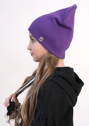 Трикотажная шапка Энрика, цвет фиолетовый