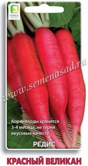 Редис Красный великан (ЦВ) 3гр.