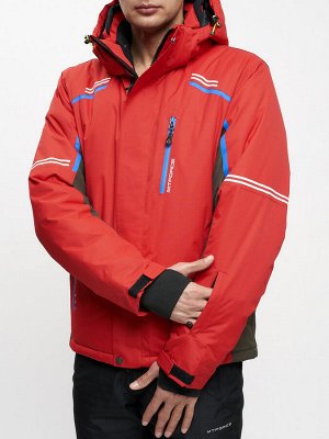 Мужская зимняя горнолыжная куртка MTFORCE красного цвета 1971Kr