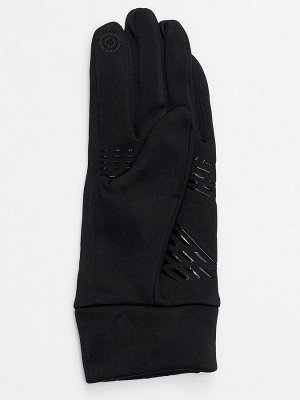 Спортивные перчатки демисезонные женские черного цвета 602Ch