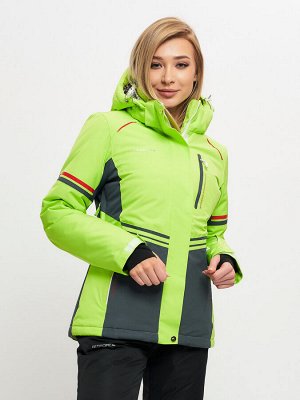 Горнолыжная куртка MTFORCE женская салатового цвета 2153Sl