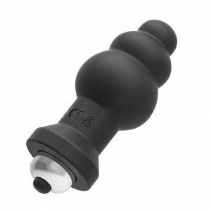 Анальная пробка с вибропулей "Small Bubble Plug"