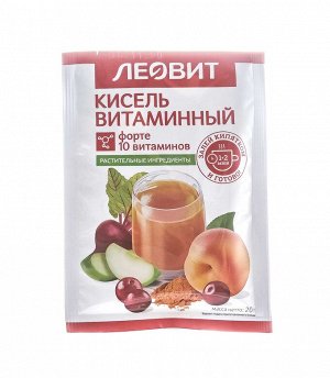 Леовит Кисель витаминный, пакет 20 г (Леовит, Detox)