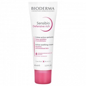 Биодерма Насыщенный крем для чувствительной кожи Defensive, 40 мл (Bioderma, Sensibio)