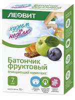 Леовит Батончик фруктовый для похудения &quot;Очищающий комплекс&quot; 70г (Леовит, Худеем за неделю)