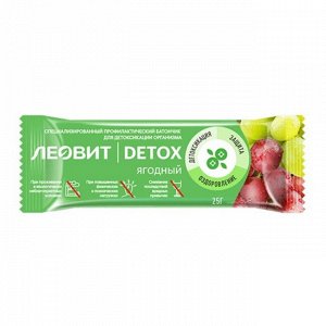 Леовит Батончик детоксикационный ягодный, 25 гр (Леовит, Detox)
